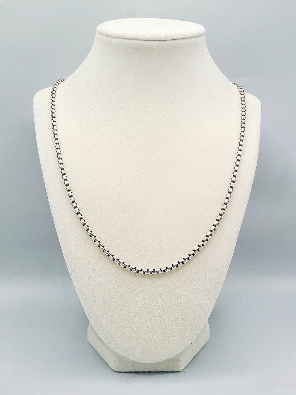 David Yurman Medium Box Chain Necklace - 3.6mm - 26"